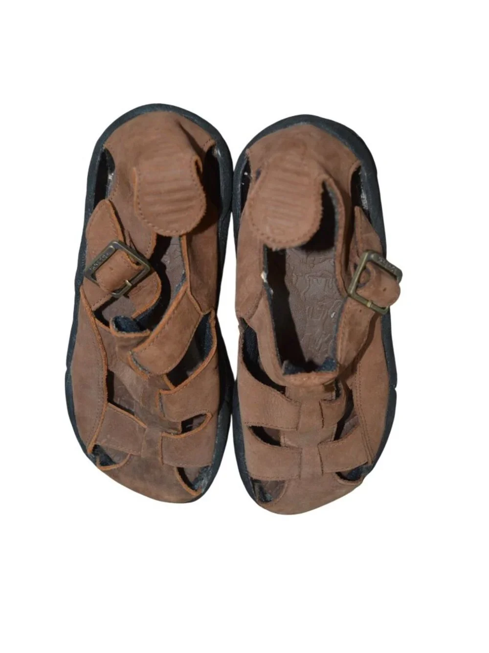 Rare Vintage 90s Reebok Fisherman Sandals Mens 7 Brown Buckle Grandpacore Summer